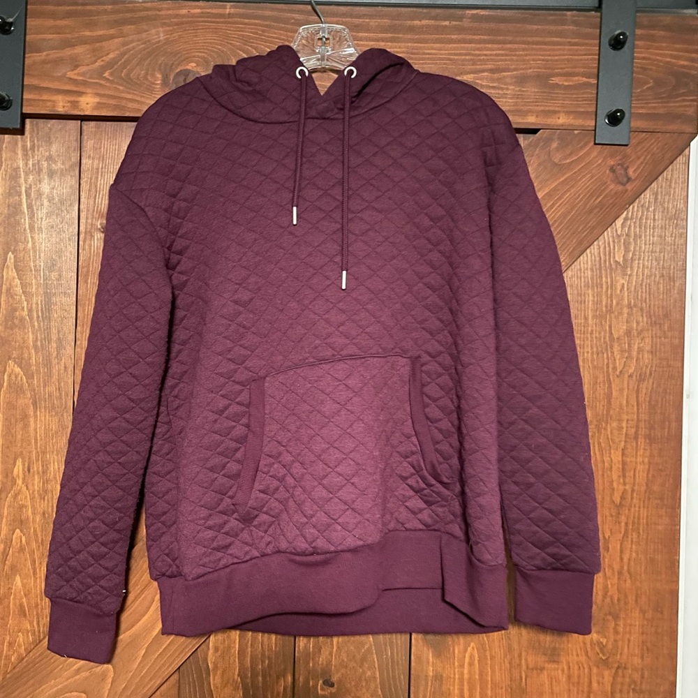 Vivienne LS Quilted Hooded Sweatshirt